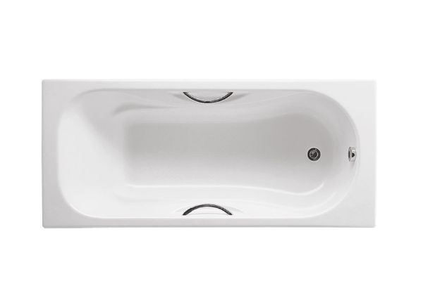 BAÑERA MALIBU BLANCO 170x70 CROMO A233350001