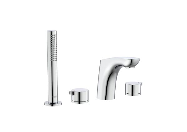 MONOM BAÑO-DUCHA INSIGNIA CROMO REPISA CAÑO 130mm  