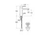 MONOM LAVABO NAIA MEZZO CUERPO LISO CR D-CLICK-CLA A5A3996C00