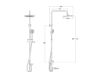 COLUMNA DUCHA CONNECT VICTORIA-N+INVERSOR CROMO A5B9M61C00