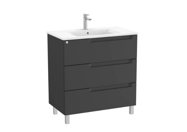 UNIK ALEYDA 3CJ 800 LAVABO CENTRO NEGRO MATE A851824523