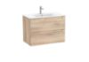 UNIK ALEYDA 2CJ 80 LAVABO CENTRO BEIGE MADERA A851816524