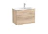 UNIK ALEYDA 2CJ 80 LAVABO DC BEIGE MADERA A851815524