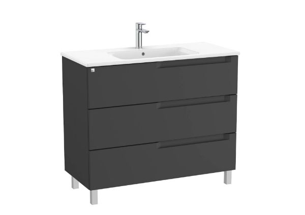 UNIK ALEYDA 3CJ 1000 LAVABO CENTRO NEGRO MATE A851827523