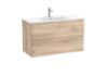 UNIK ALEYDA 2CJ 100 LAVABO CENTRO BEIGE MADERA A851819524