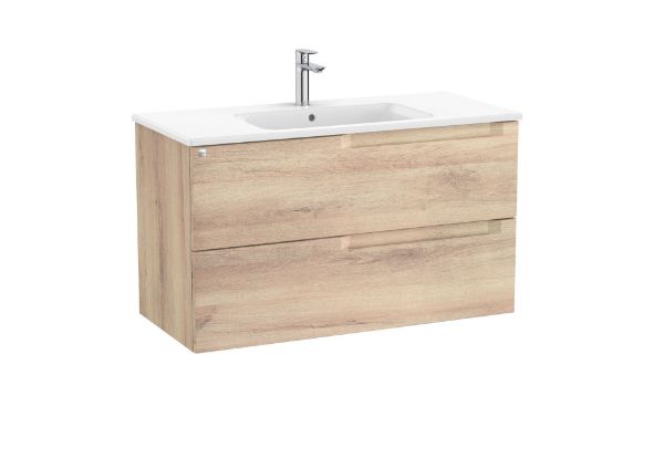 UNIK ALEYDA 2CJ 100 LAVABO CENTRO BEIGE MADERA A851819524