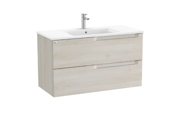 UNIK ALEYDA 2CJ 100 LAVABO CENTRO BLANCO MADERA A851819525