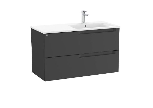 UNIK ALEYDA 2CJ 100 LAVABO DC NEGRO MATE A851818523