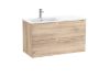 UNIK ALEYDA 2CJ 100 LAVABO IZ BEIGE MADERA A851820524