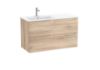 UNIK ALEYDA 2CJ 100 LAVABO IZ BEIGE MADERA A851820524