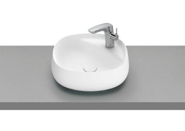 LAVABO BEYOND BLANCO MATE 455x455x150 SOBRE ENCIME A3270B9620