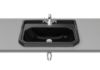 LAVABO CARMEN NEGRO 600x450 ENCIMERA 1ORIFICIO A3270A5560