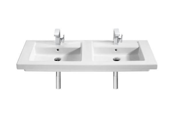 LAVABO PRISMA BLANCO 120x45 2 SENOS A327540000 