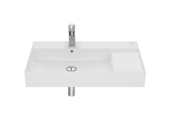 LAVABO INSPIRA BLANCO MATE 80 SOBRE ENCIMERA-MURAL A32752B620