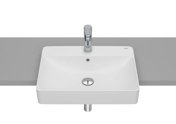 LAVABO INSPIRA BLANCO MATE 55x20 SEMIEMPOTRAR A32753S620