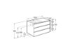 UNIK GAP 3CJ 1000 BLANCO MATE LAVABO IZDA A851491509