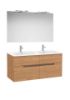 PACK, MUEBLE LAVABO Y ESPEJO, MOD VICTORIA-N V  2024 4  CJ  ACAB NOGAL Y LAVABO DOBLE MED 1200X460 A852109517