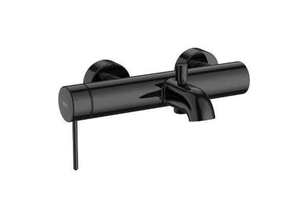 GRIFO MONO BAÑO-DUCHA NU NEGRO TITANIO CEPILLADO CON MANETA PIN A5A023FCN0