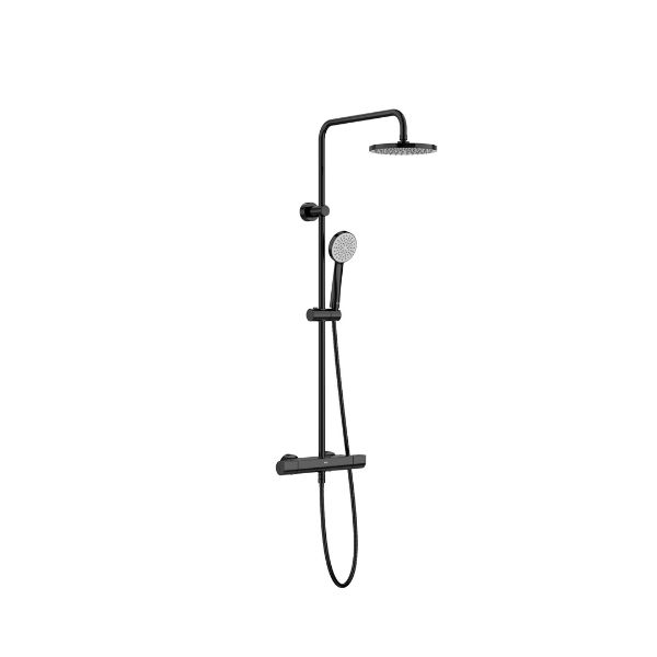 COLUMNA TERMOSTATICA DUCHA EVEN-T ROUND NEGRO TITANIO A5A9A2ECN2