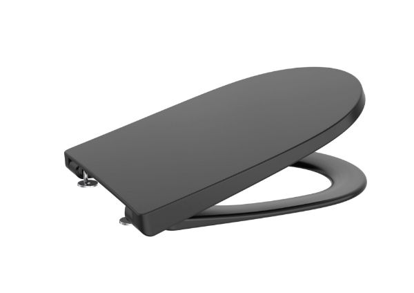 ASIENTO INODORO ONA NEGRO MATE  A801E10081
