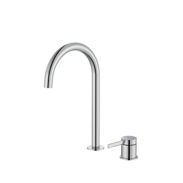 GRIFO MONOMANDO LAVABO ONA CAÑO ALTURA 283 MM CON MANETA DE REPISA CROMADO A5A389EC00