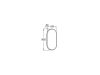 ESPEJO LUNA  OVAL CON LUZ PERIMETRAL 450x900 A812429000