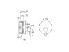 GRIFO mono empt DUCHA TARGA-N NEGRO MATE PARTE EXTERIOR A5A0B5FNB0